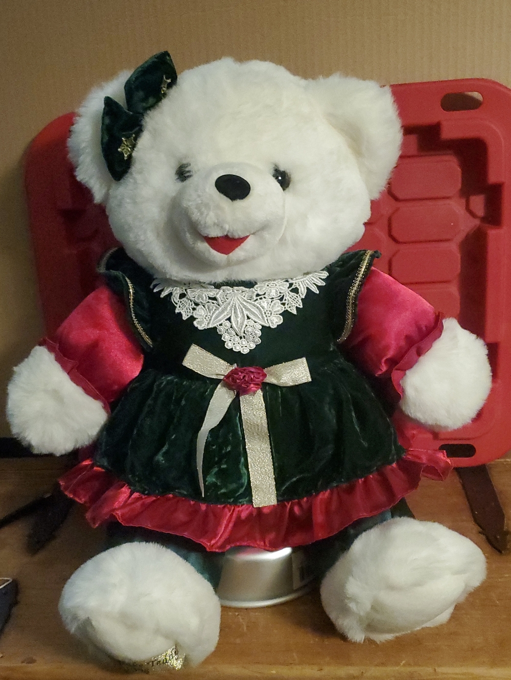 1998 Dan Dee Snowflake Teddy Bear
